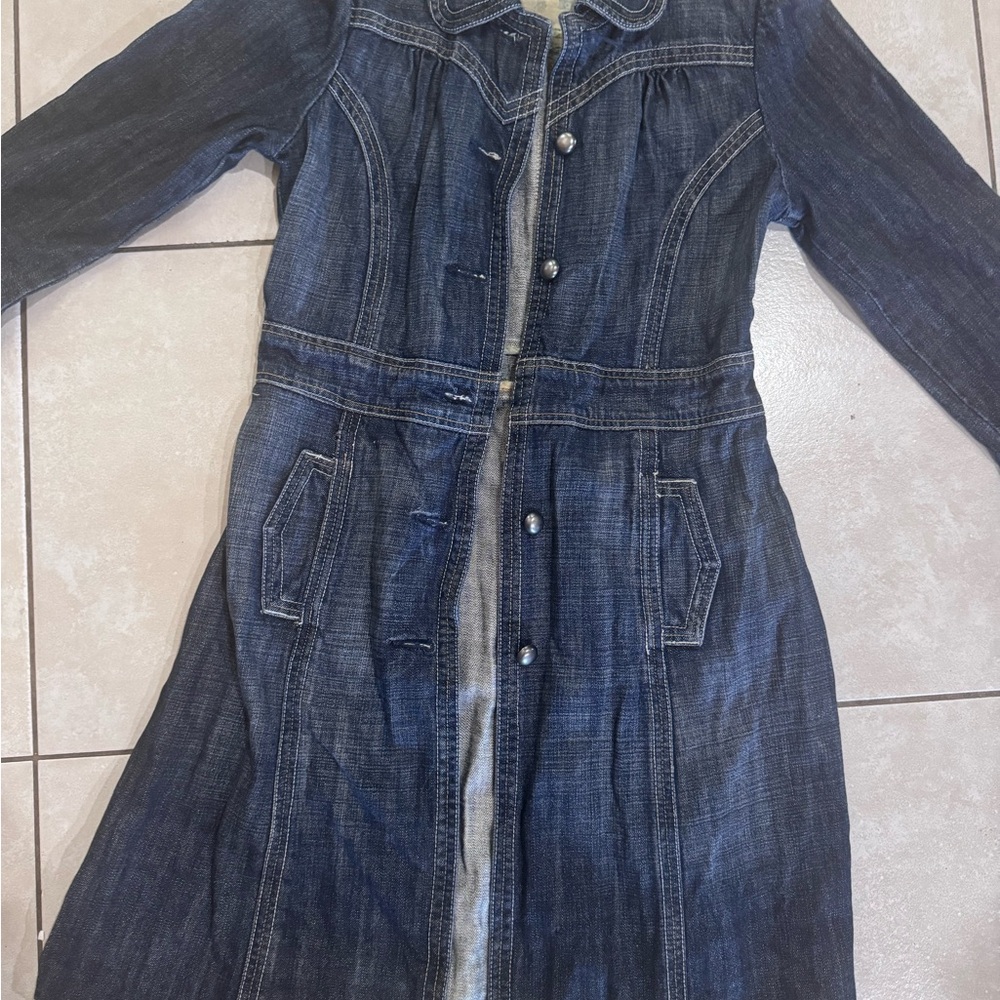 Denim Longline Jacket
